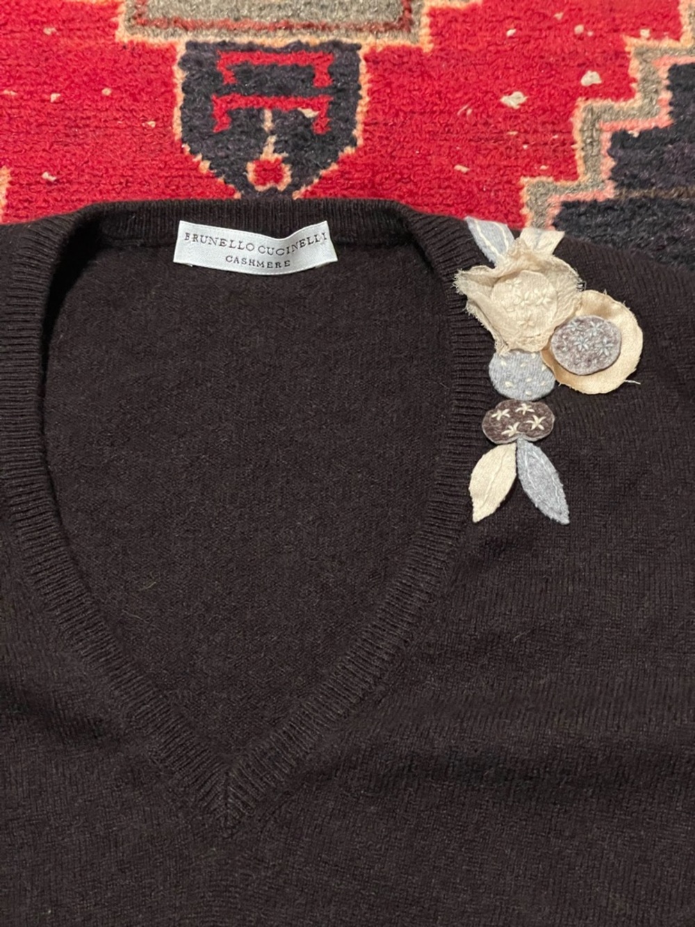 VINTAGE Brunello Cucinelli Cashmere Boutique Sweater - Dark Brown
